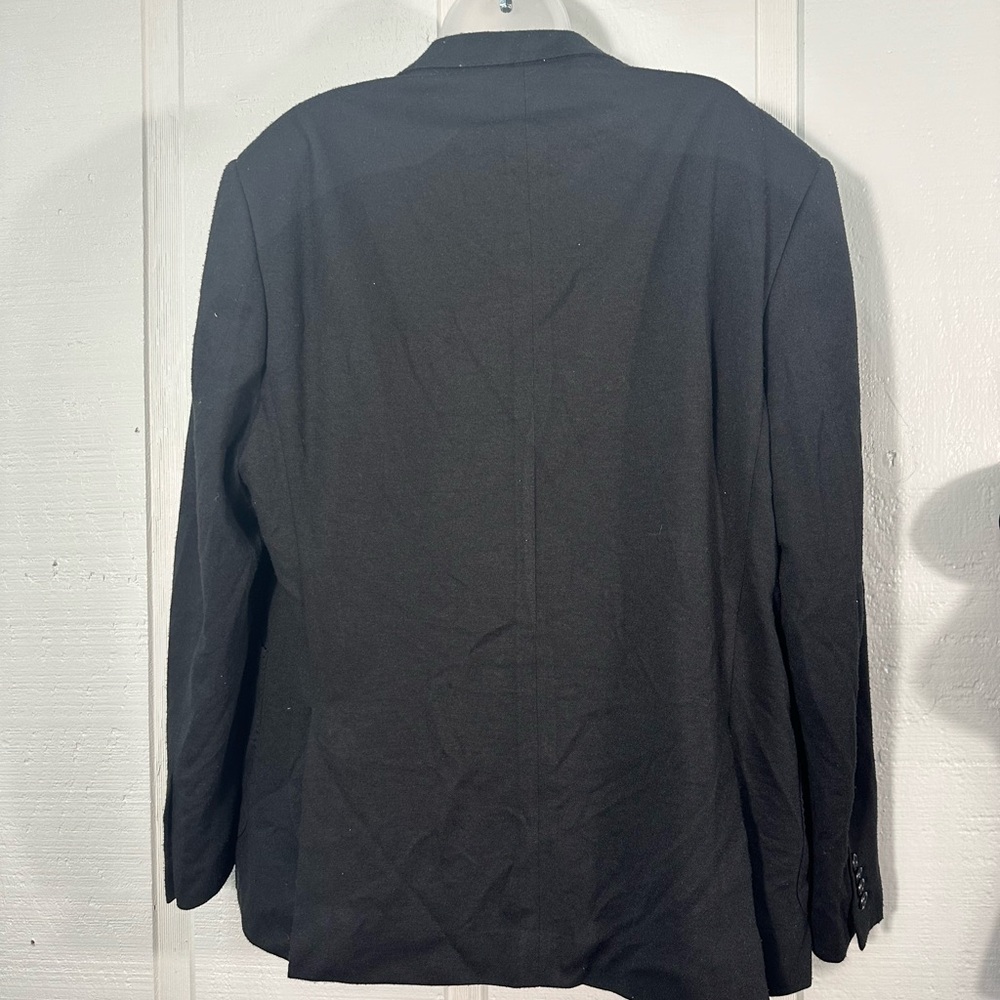 ZN T18 Men’s Black 2 Button Blazer No Size See Measurements EUC - Picture 9 of 9